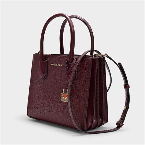 michael kors small burgundy bag|Michael Kors burgundy handbags.